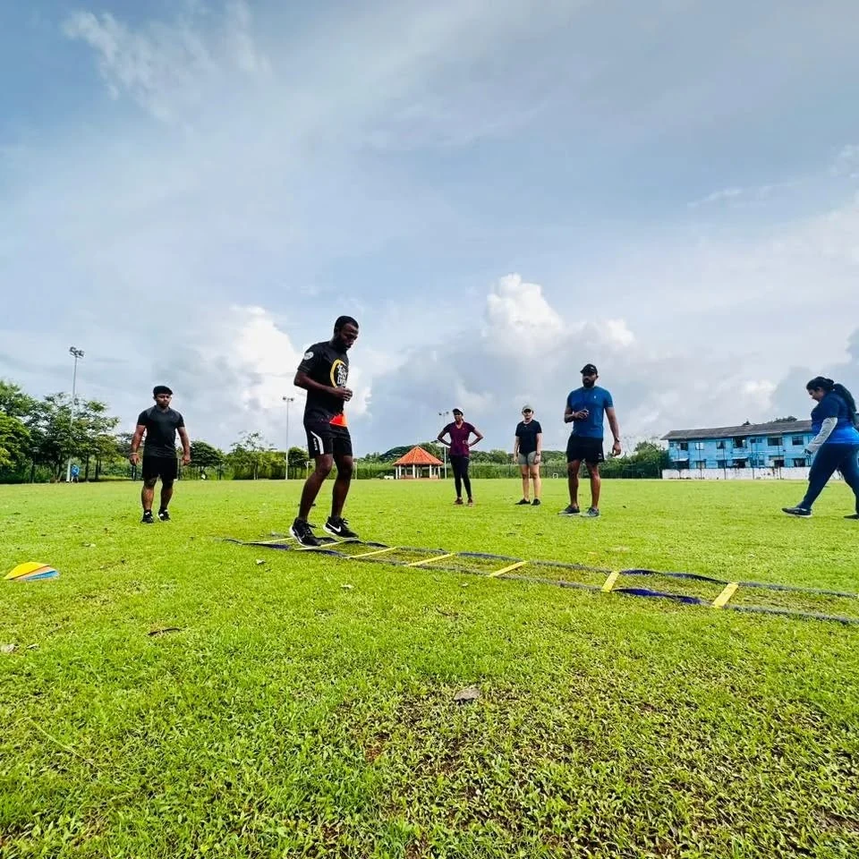 Blue Square outdoor conditioning