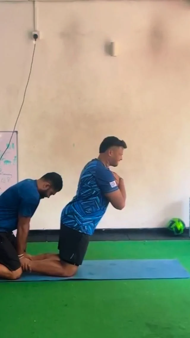 Movin Subasinghe preparing for cricket